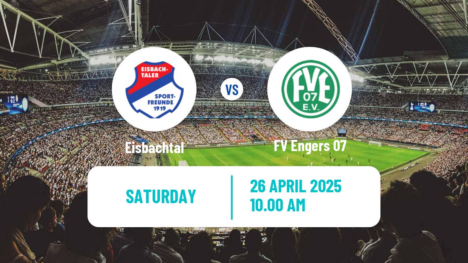 Soccer German Oberliga Rheinland-Pfalz/Saar Eisbachtal - Engers