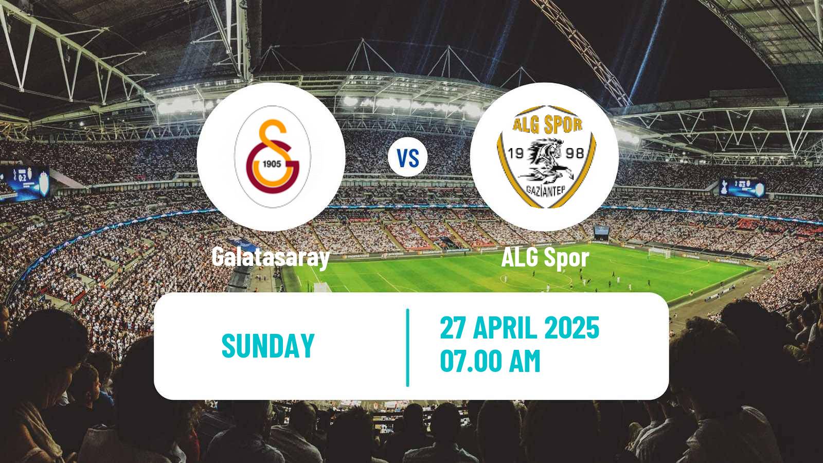 Soccer Turkish Super Lig Women Galatasaray - ALG Spor