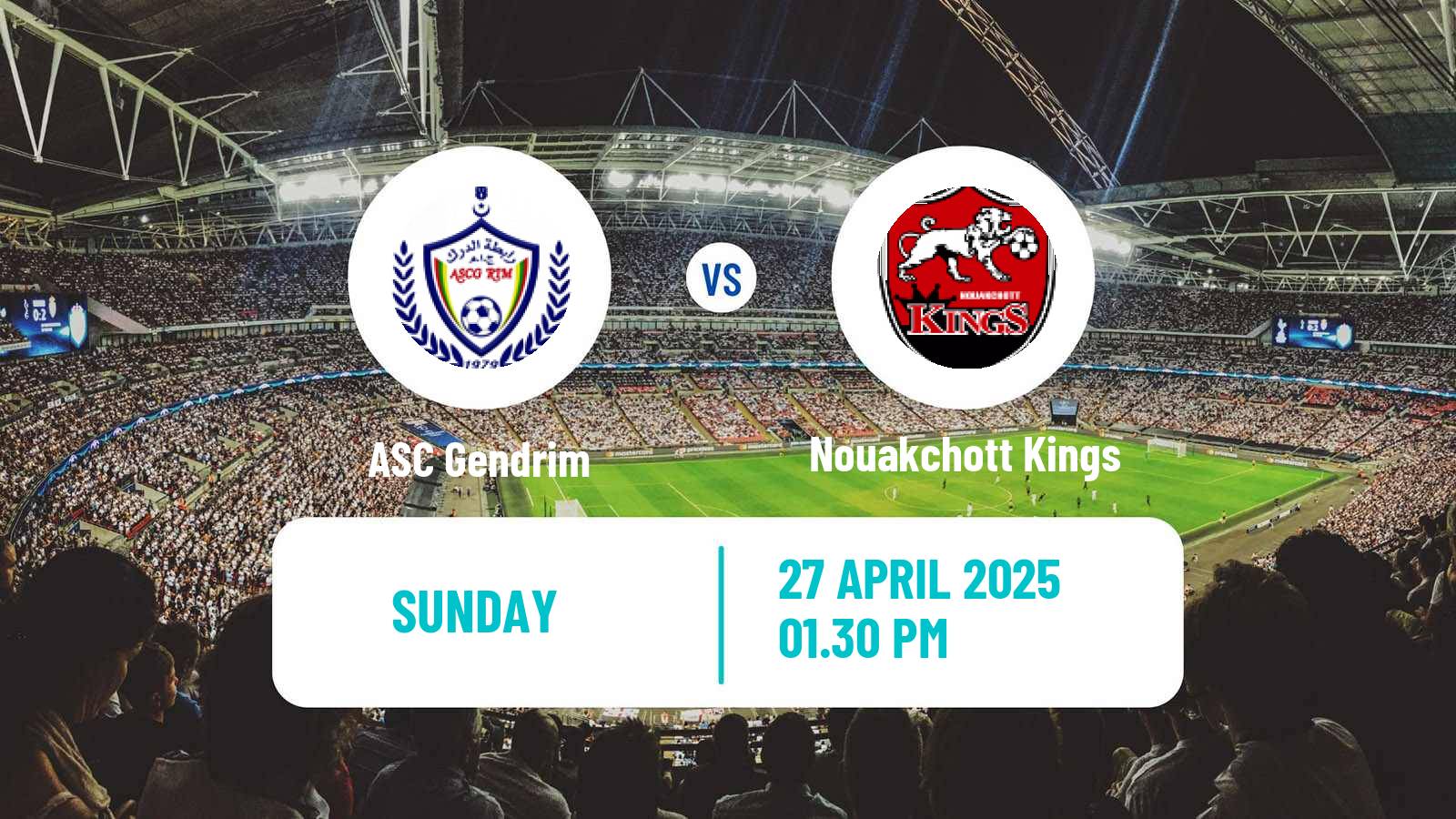 Soccer Mauritania Ligue 1 Gendrim - Nouakchott Kings