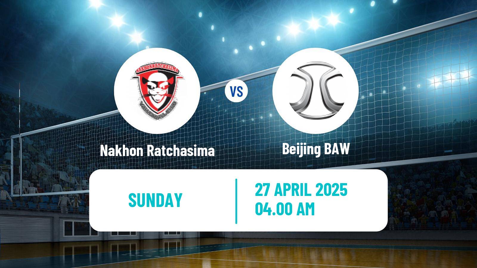 Volleyball Asian Club Championship Volleyball Women Nakhon Ratchasima - Beijing BAW