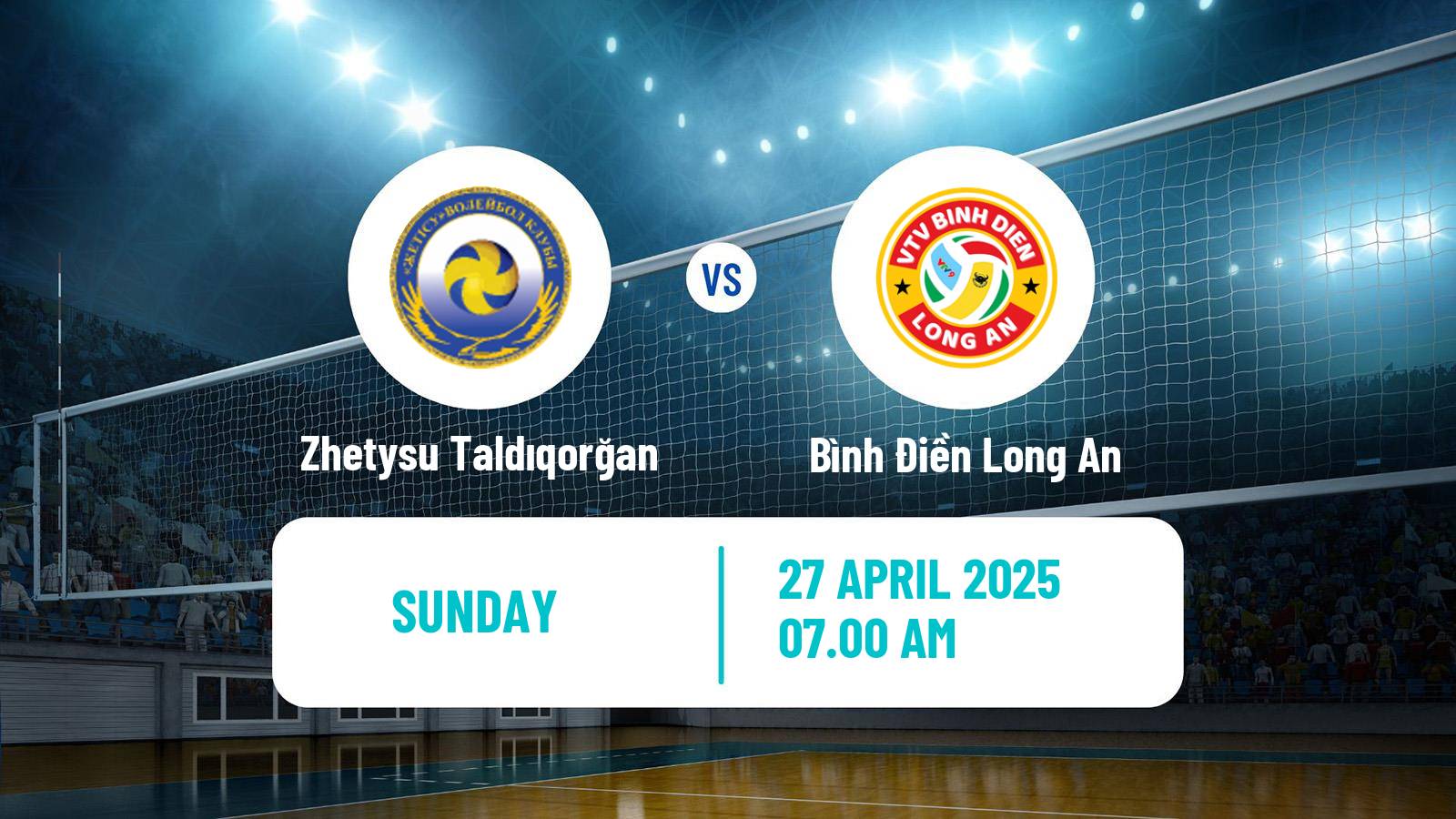 Volleyball Asian Club Championship Volleyball Women Zhetysu Taldıqorğan - Bình Điền Long An