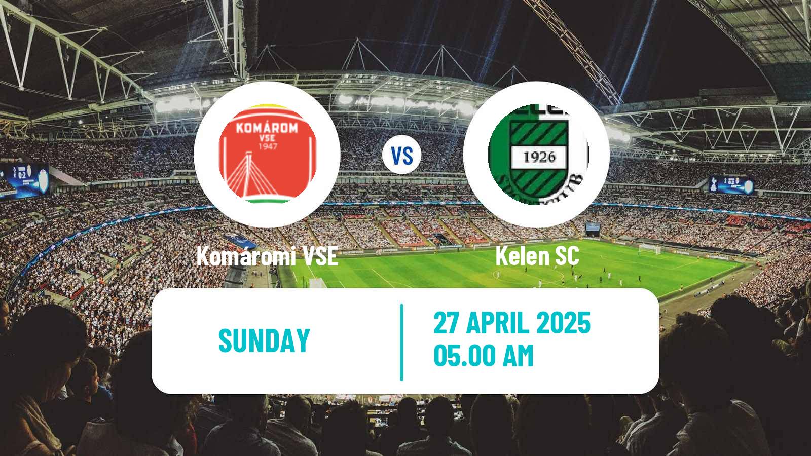 Soccer Hungarian NB III Northwest Komáromi VSE - Kelen