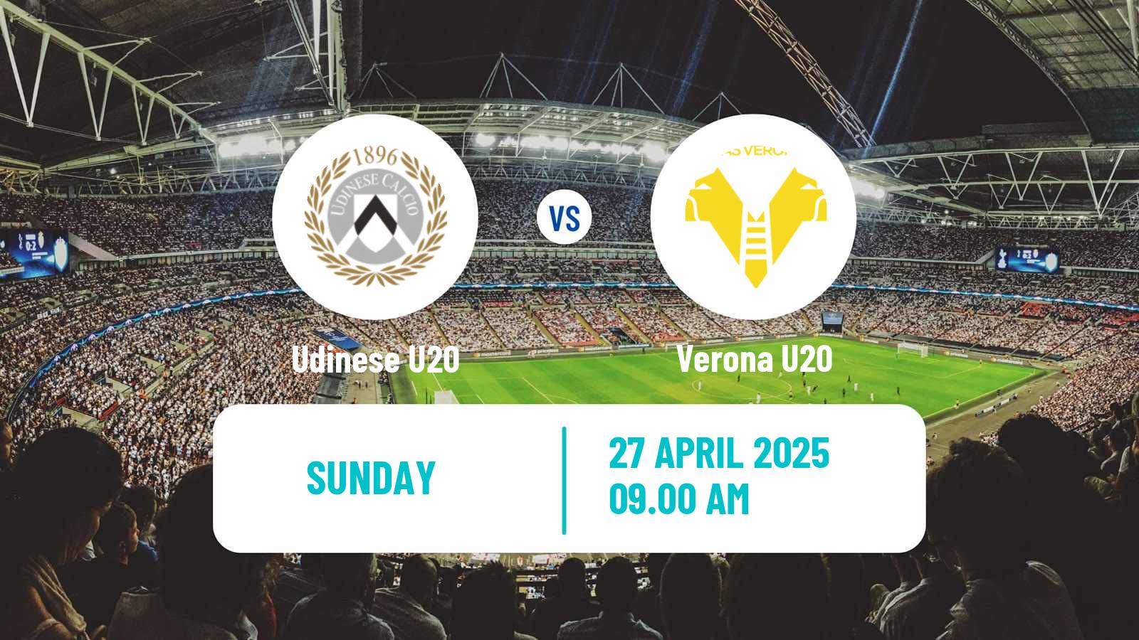 Soccer Italian Primavera 1 Udinese U20 - Verona U20