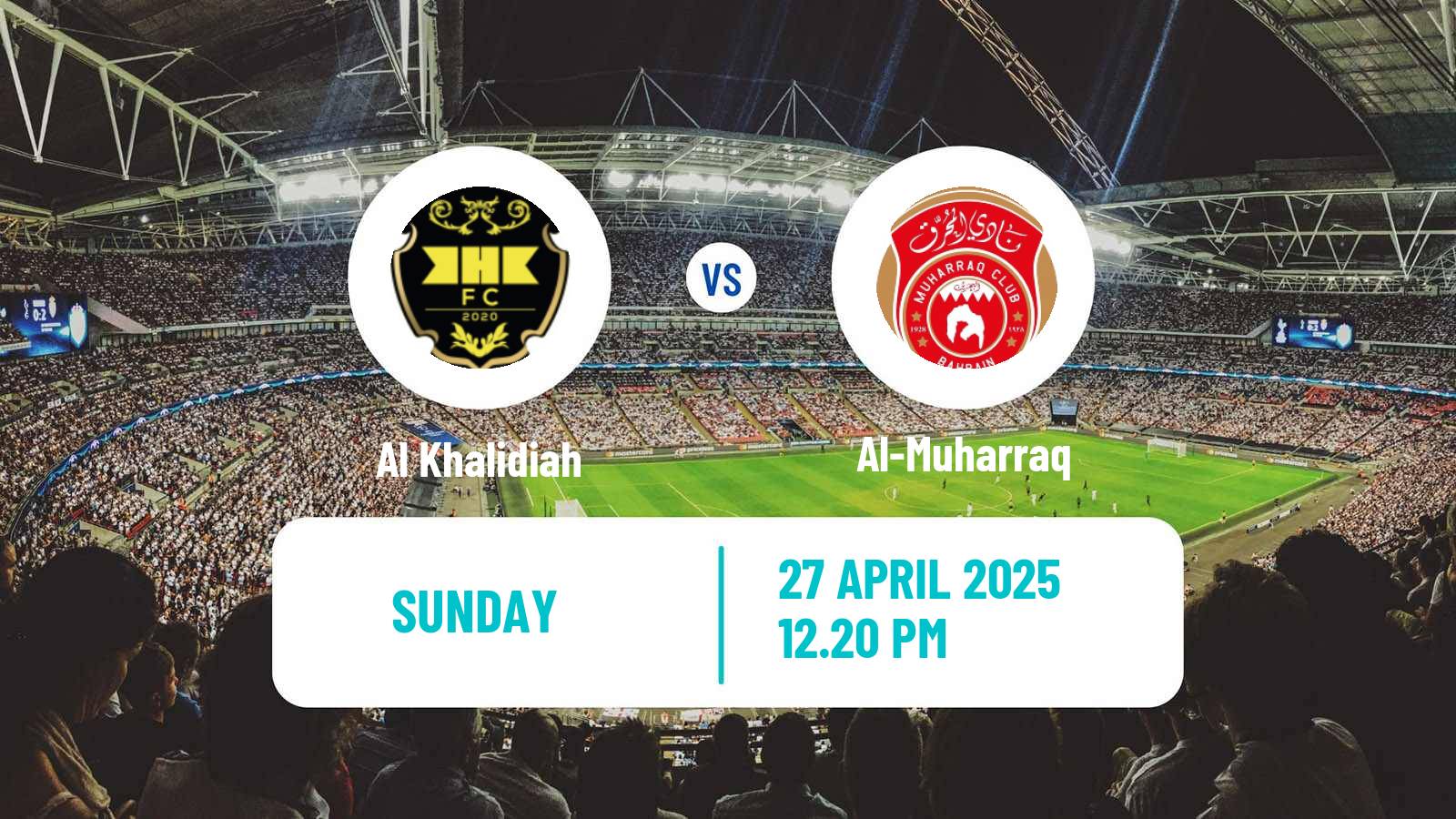 Soccer Bahraini Premier League Al Khalidiah - Al-Muharraq