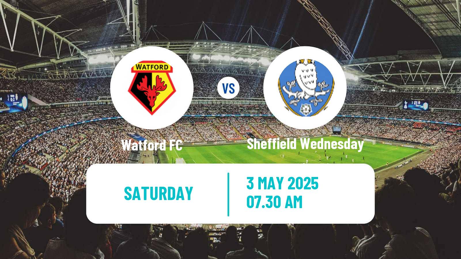 Soccer English League Championship Watford - Sheffield Wednesday