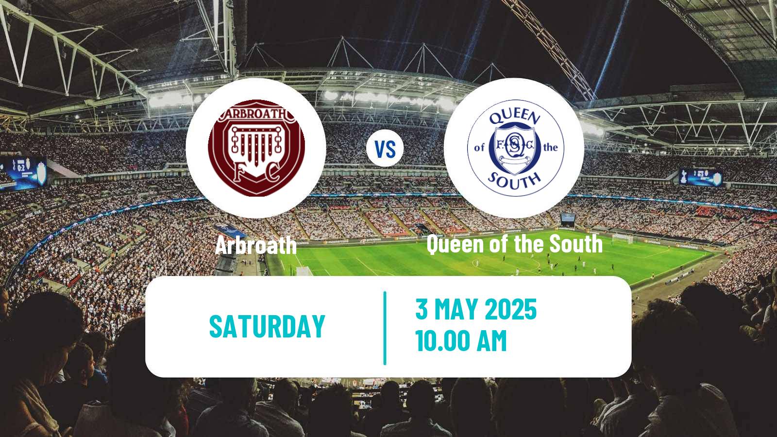 Soccer Scottish League One Arbroath - Queen of the South