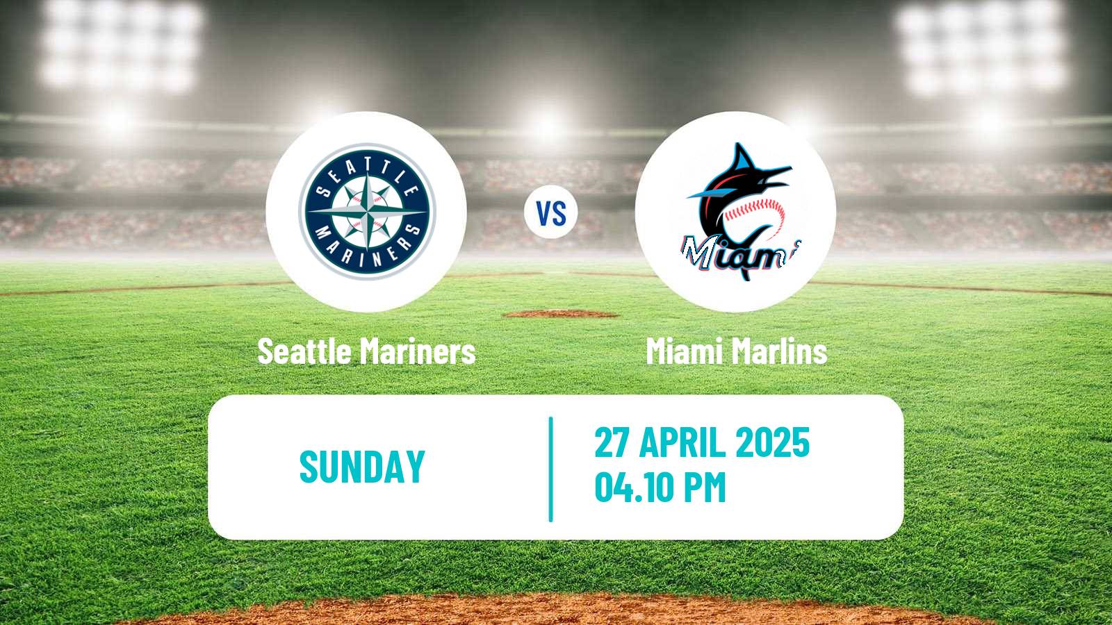 Baseball MLB Seattle Mariners - Miami Marlins