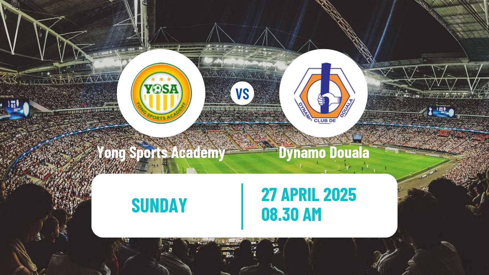 Soccer Cameroon Elite One Yong Sports Academy - Dynamo Douala