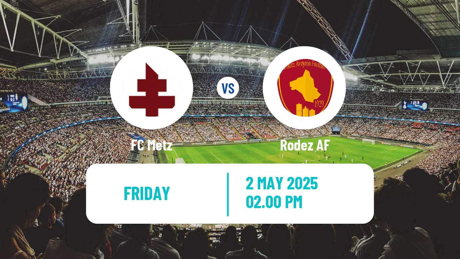 Soccer French Ligue 2 Metz - Rodez
