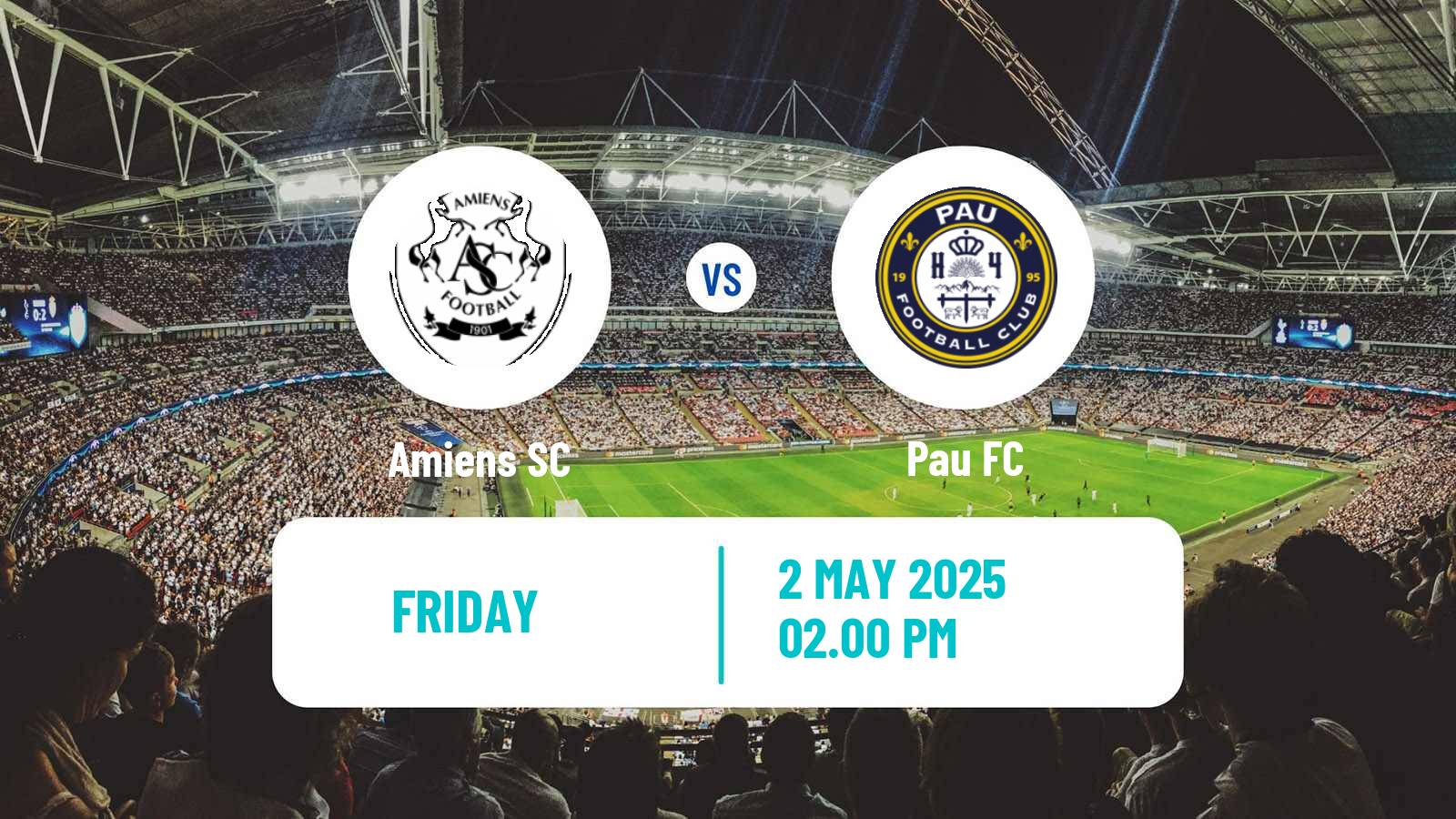 Soccer French Ligue 2 Amiens - Pau