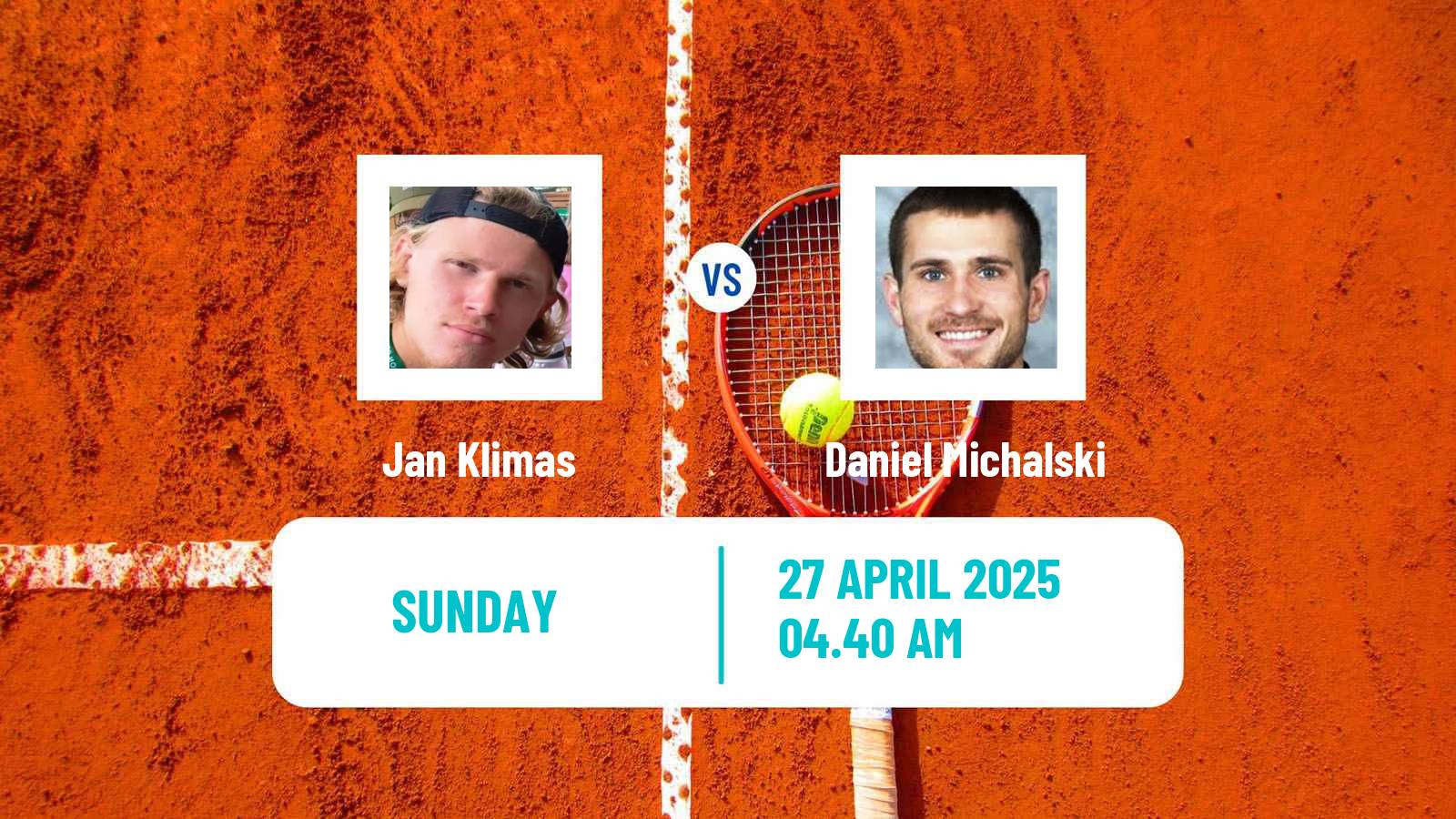 Tennis Ostrava Challenger Men Jan Klimas - Daniel Michalski