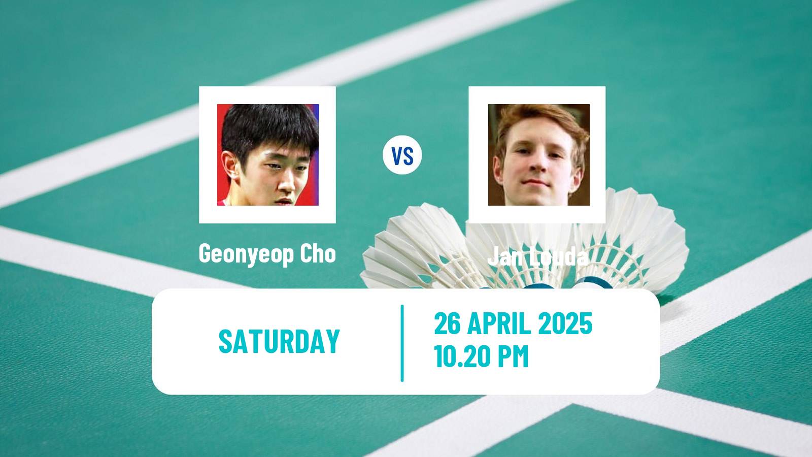 Badminton BWF Sudirman Cup Men Geonyeop Cho - Jan Louda