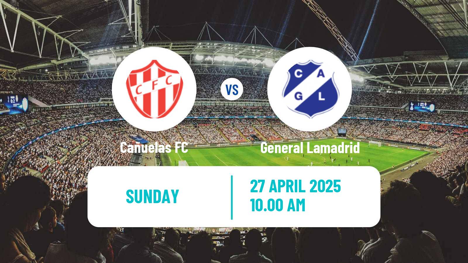Soccer Argentinian Primera C Cañuelas - General Lamadrid