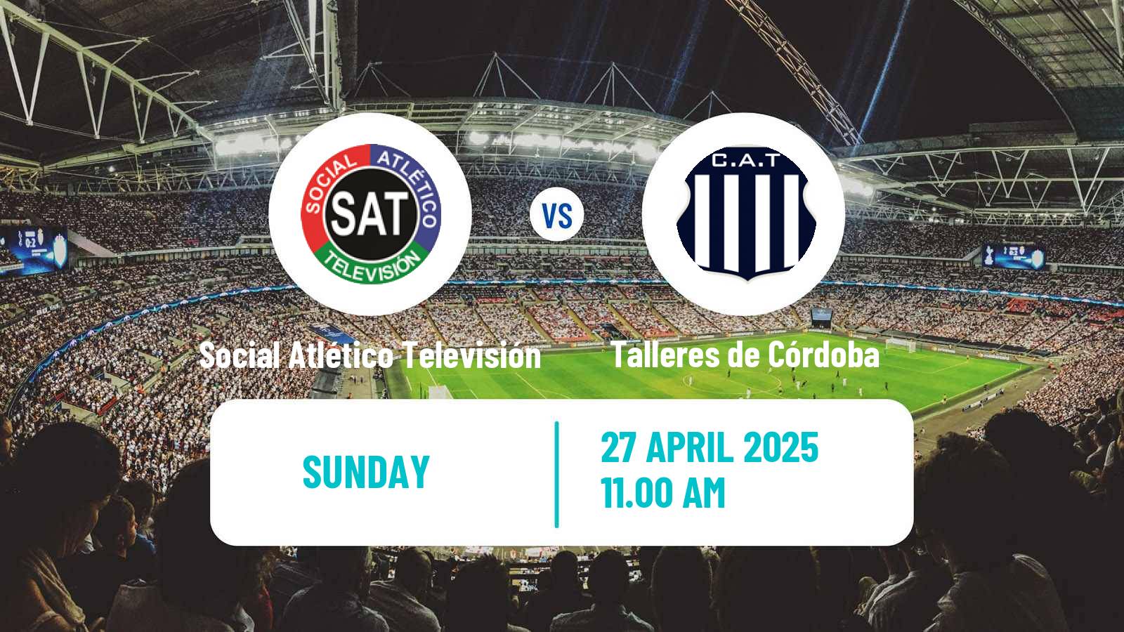 Soccer Argentinian Primera A Women Social Atlético Televisión - Talleres de Córdoba