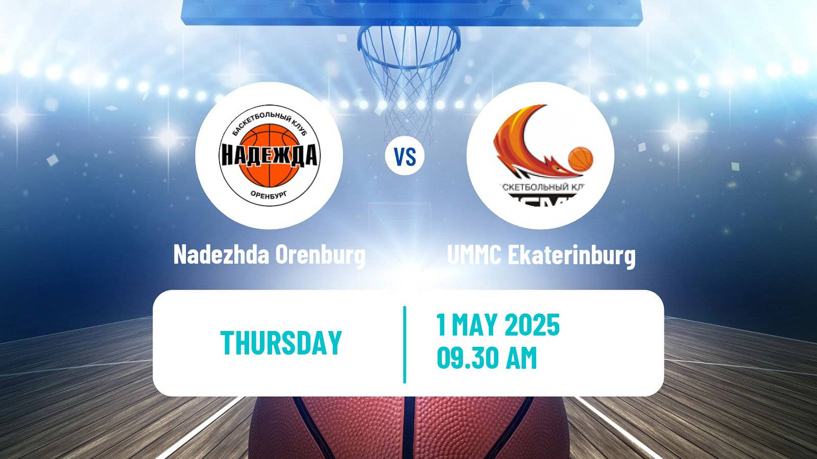 Basketball Russian Premier League Basketball Women Nadezhda Orenburg - UMMC Ekaterinburg