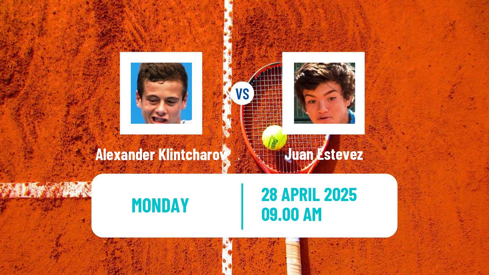 Tennis Porto Alegre Challenger Men 2025 Alexander Klintcharov - Juan Estevez