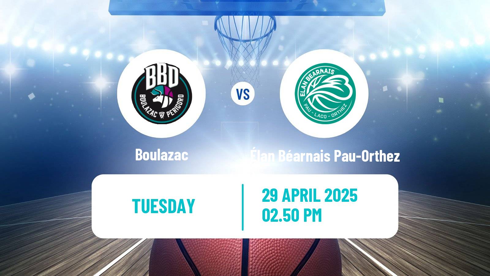 Basketball French LNB Pro B Boulazac - Élan Béarnais Pau-Orthez