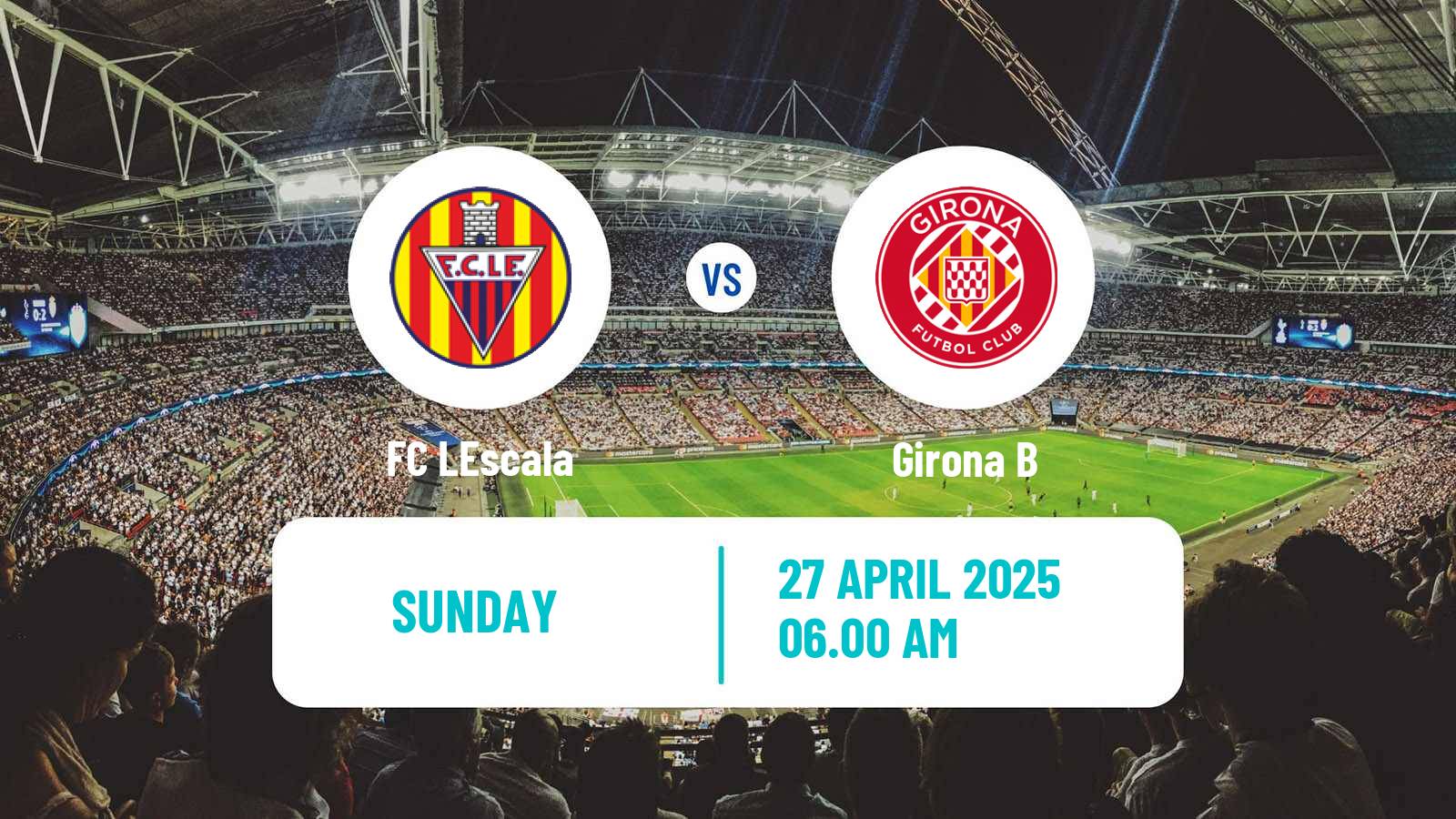 Football Spanish Tercera RFEF - Group 5 LEscala - Girona B