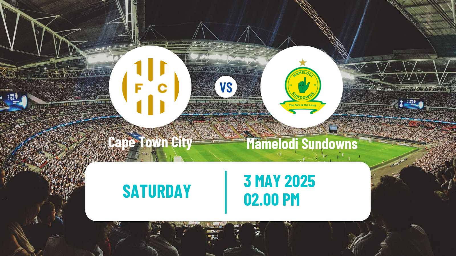Soccer South African Premier Soccer League Cape Town City - Mamelodi Sundowns