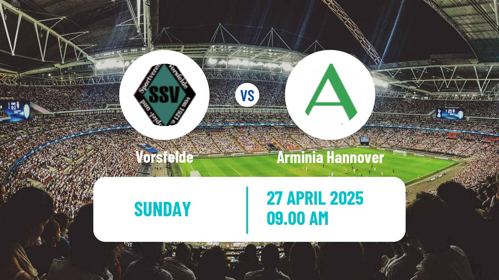Soccer German Oberliga Niedersachsen Vorsfelde - Arminia Hannover
