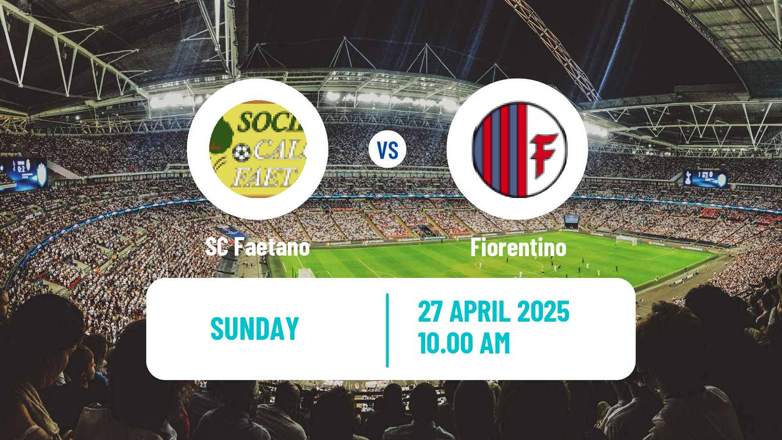 Soccer San Marino Campionato Sammarinese Faetano - Fiorentino