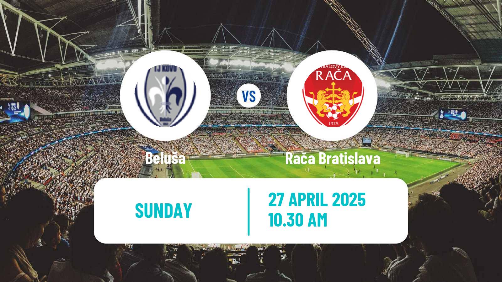 Soccer Slovak 3 Liga West Beluša - Rača Bratislava
