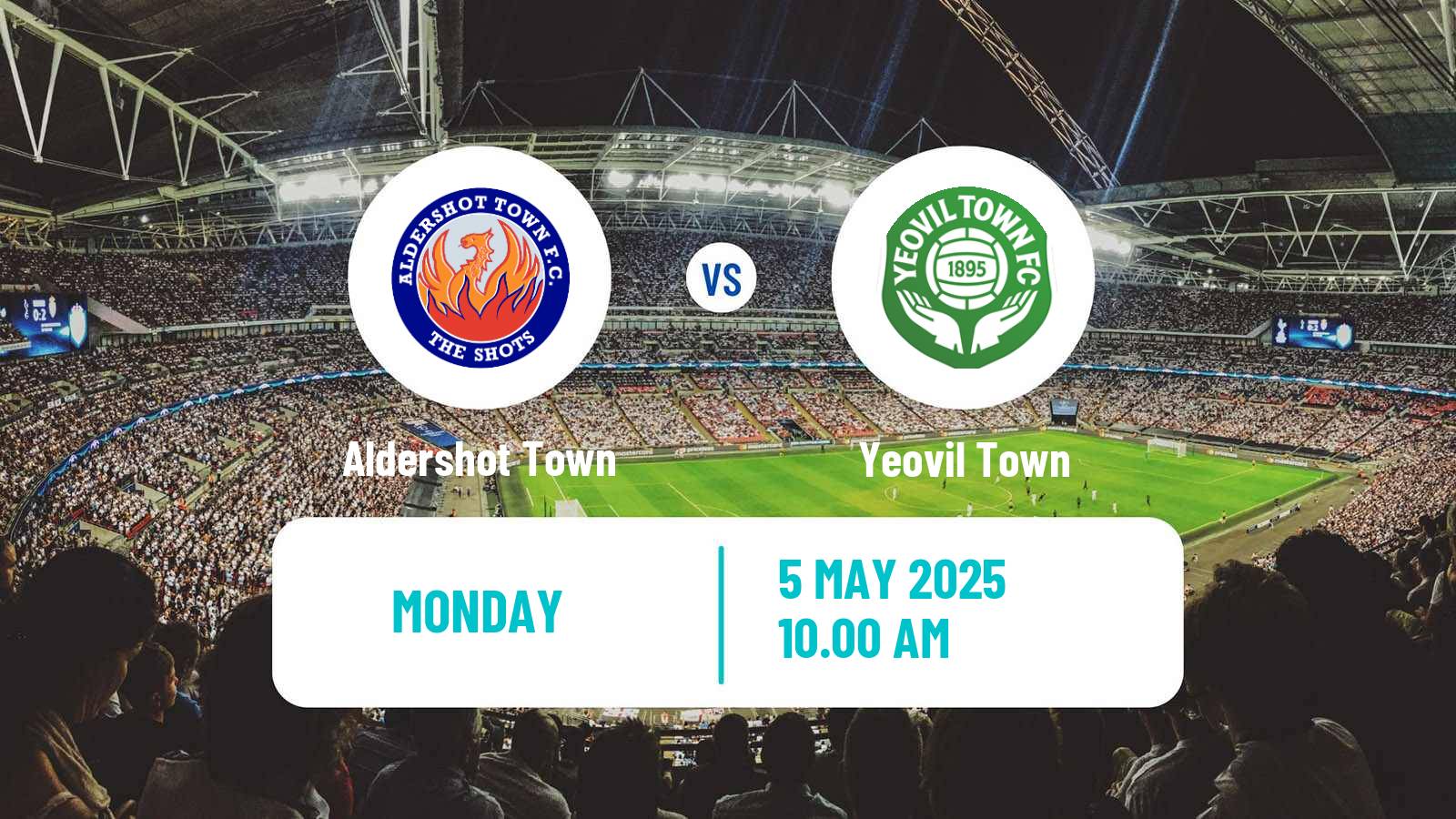 Soccer English National League Aldershot Town - Yeovil Town