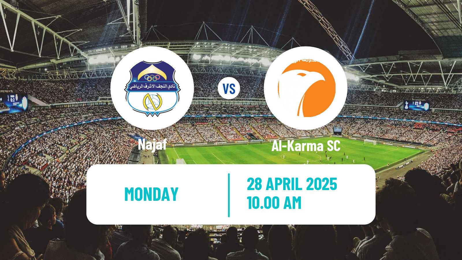 Soccer Iraqi Premier League Najaf - Al-Karma