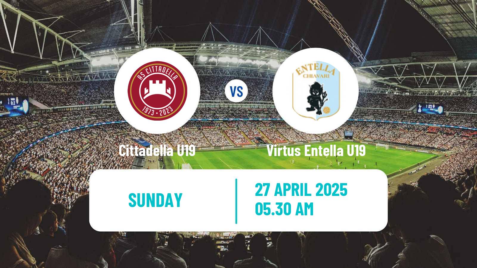 Football Italian Primavera 2 Cittadella U19 - Virtus Entella U19