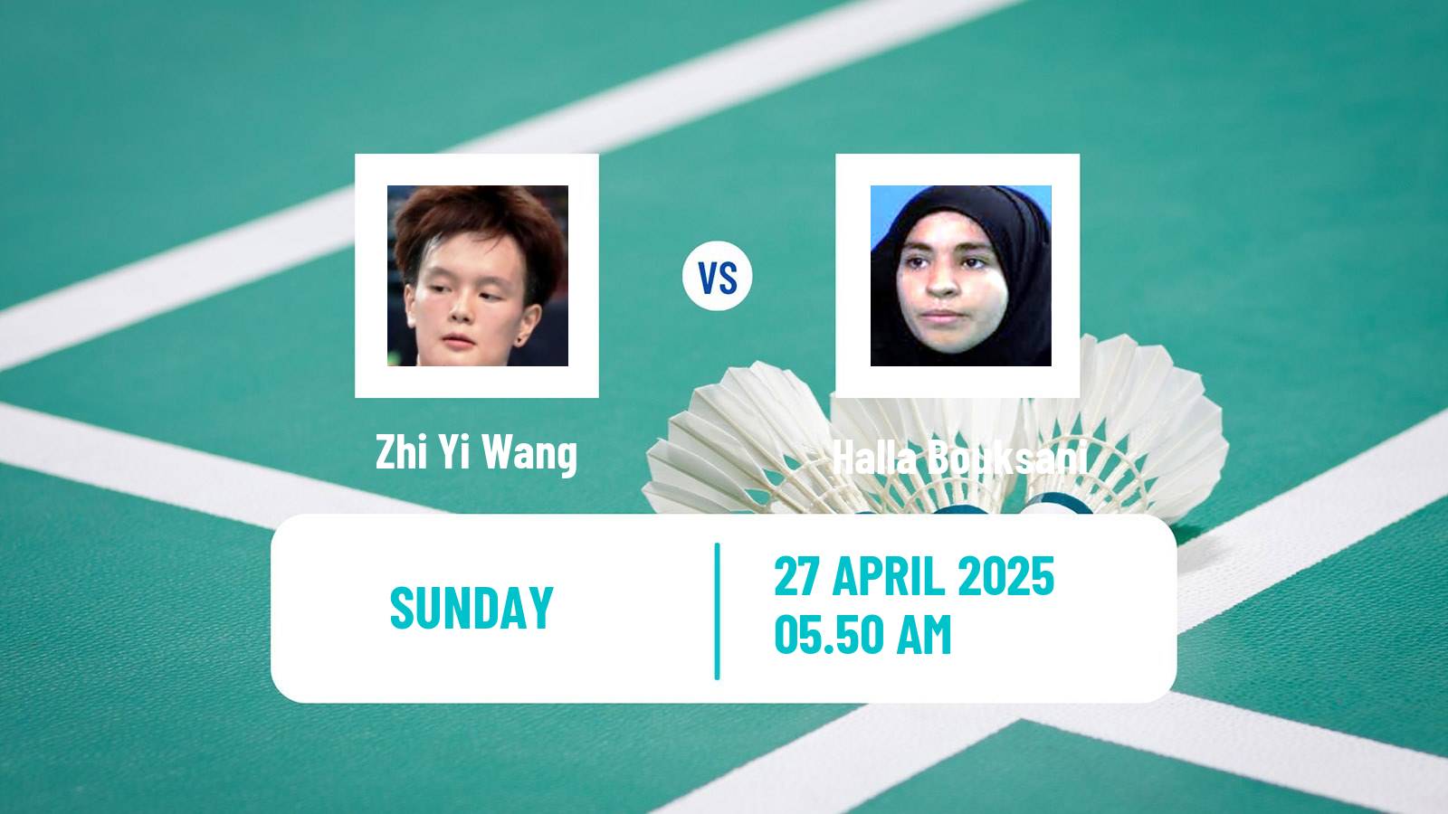 Badminton BWF Sudirman Cup Women Zhi Yi Wang - Halla Bouksani