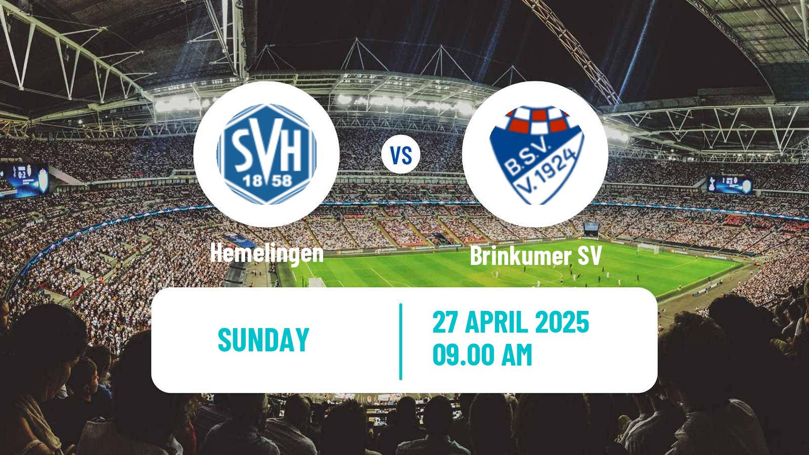 Soccer German Oberliga Bremen Hemelingen - Brinkumer
