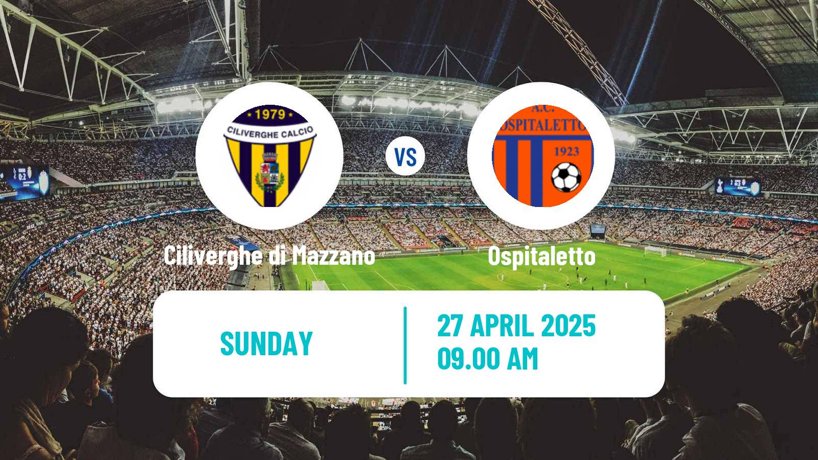 Soccer Italian Serie D - Group B Ciliverghe di Mazzano - Ospitaletto