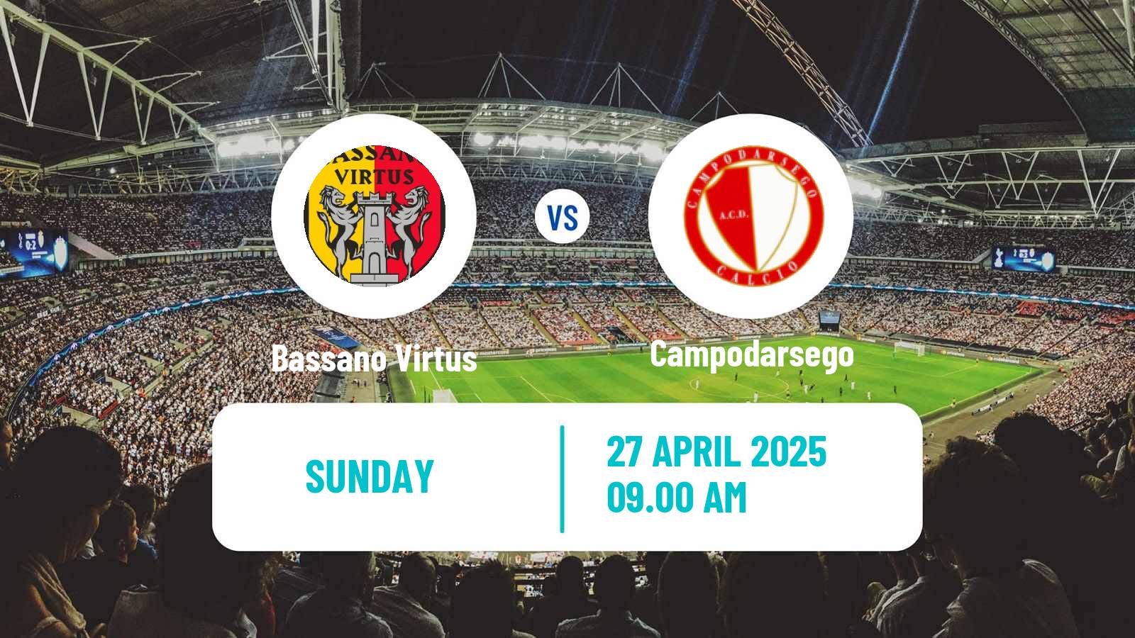 Soccer Italian Serie D - Group C Bassano Virtus - Campodarsego