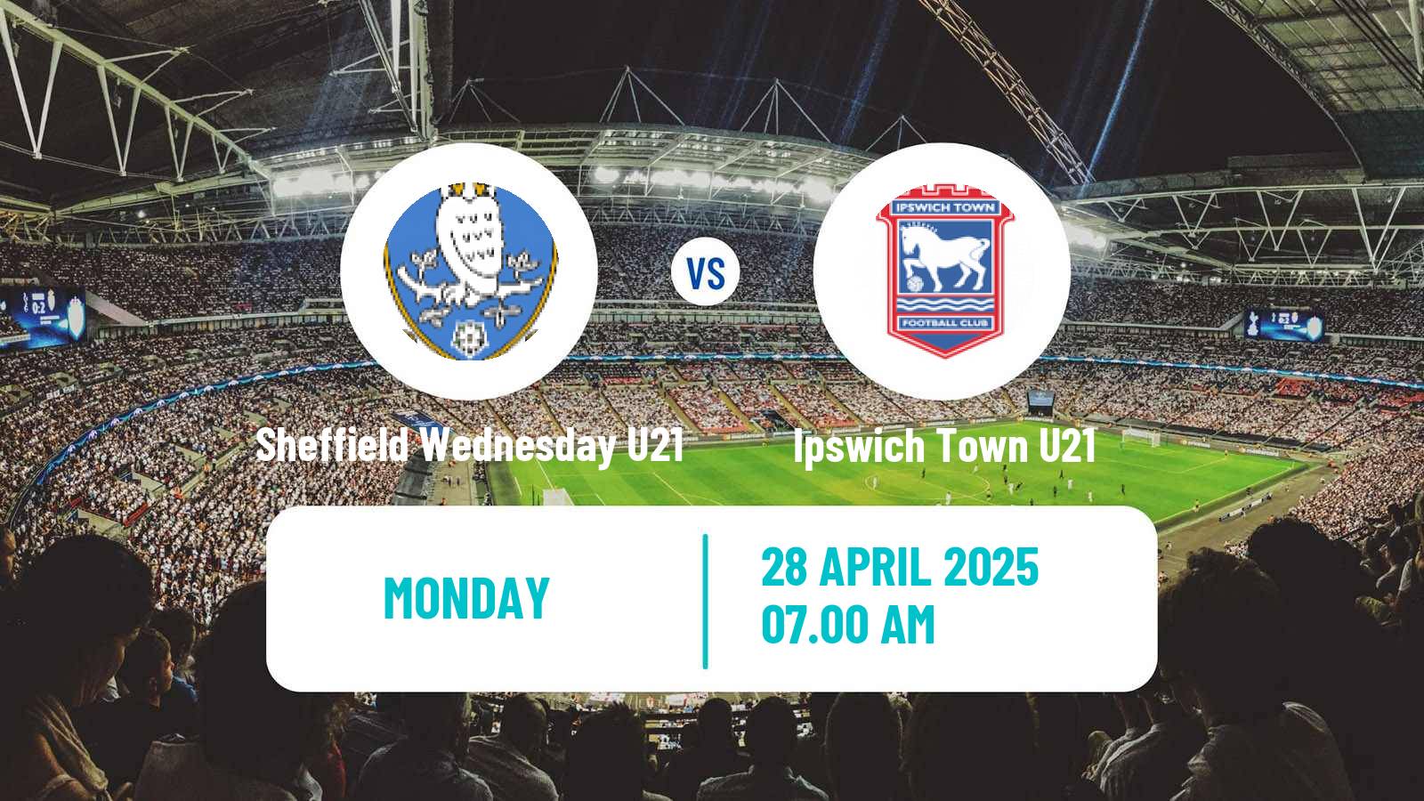 Soccer English Professional Development League Sheffield Wednesday U21 - Ipswich Town U21