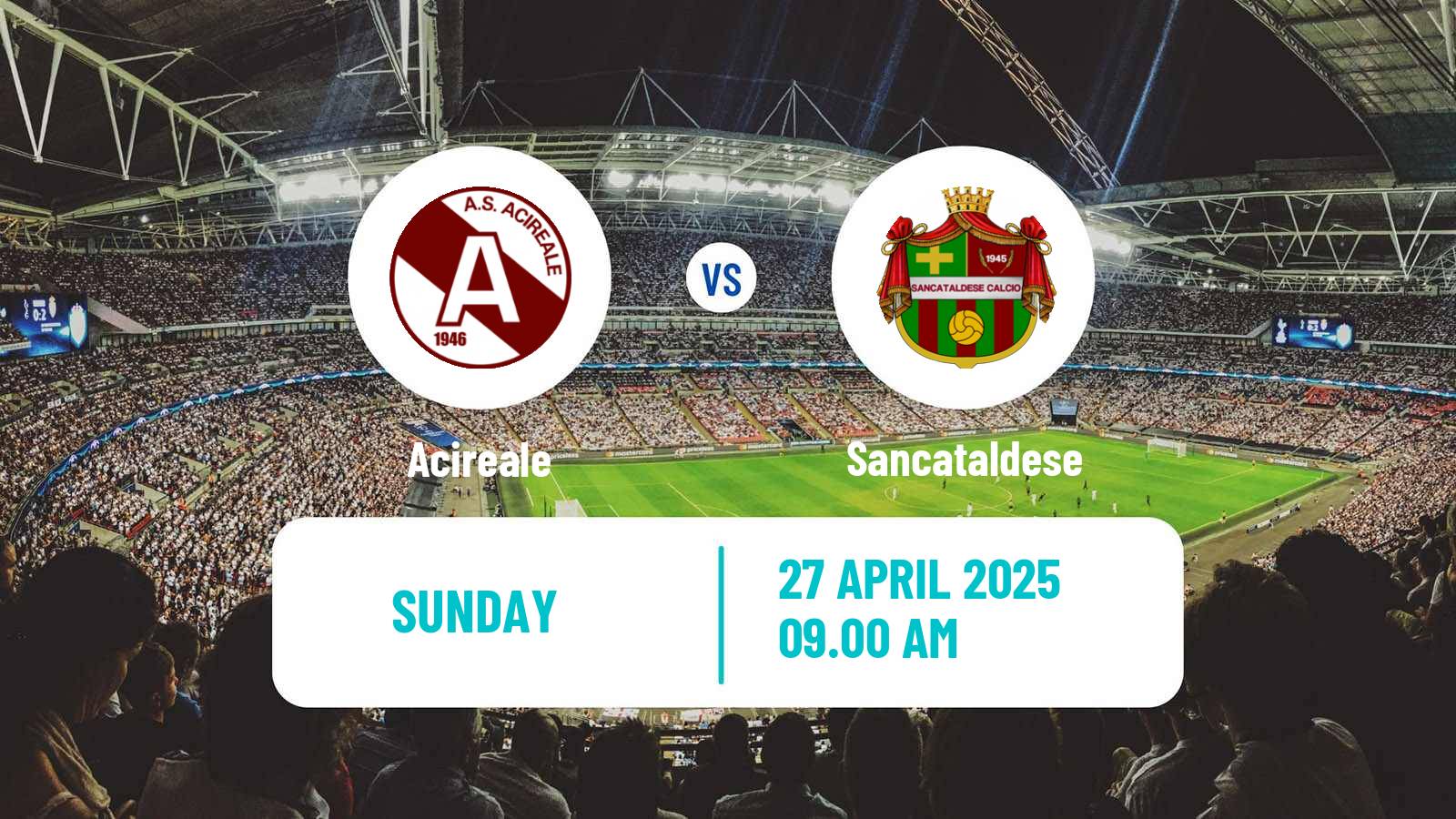 Soccer Italian Serie D - Group I Acireale - Sancataldese