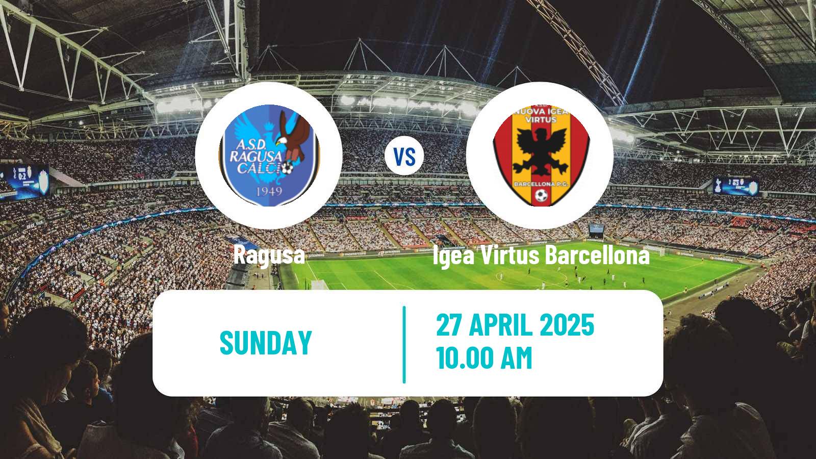 Soccer Italian Serie D - Group I Ragusa - Igea Virtus Barcellona