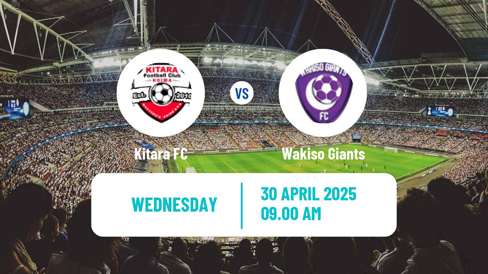 Soccer Ugandan Super League Kitara - Wakiso Giants