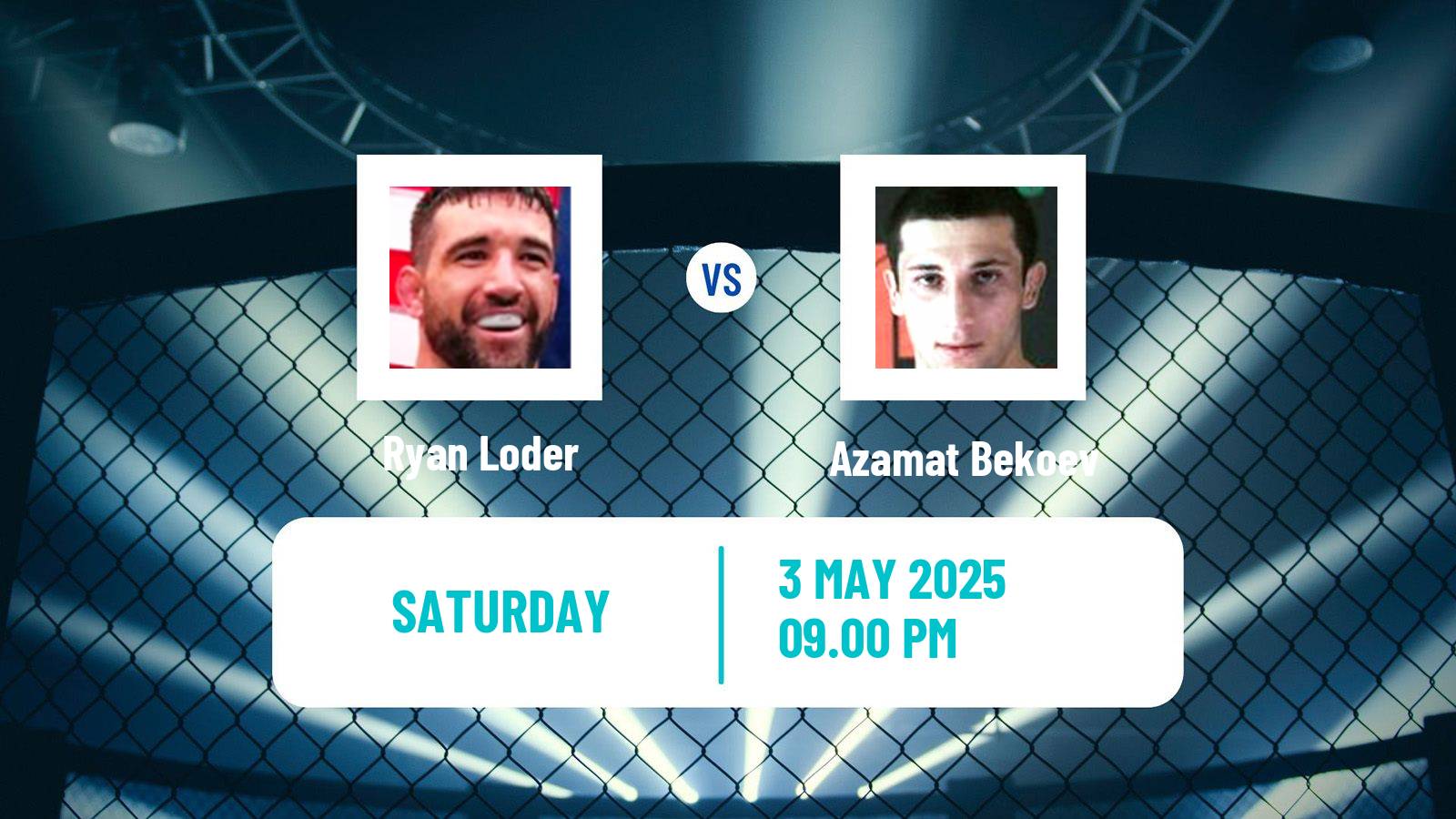 MMA Middleweight UFC Men Ryan Loder - Azamat Bekoev
