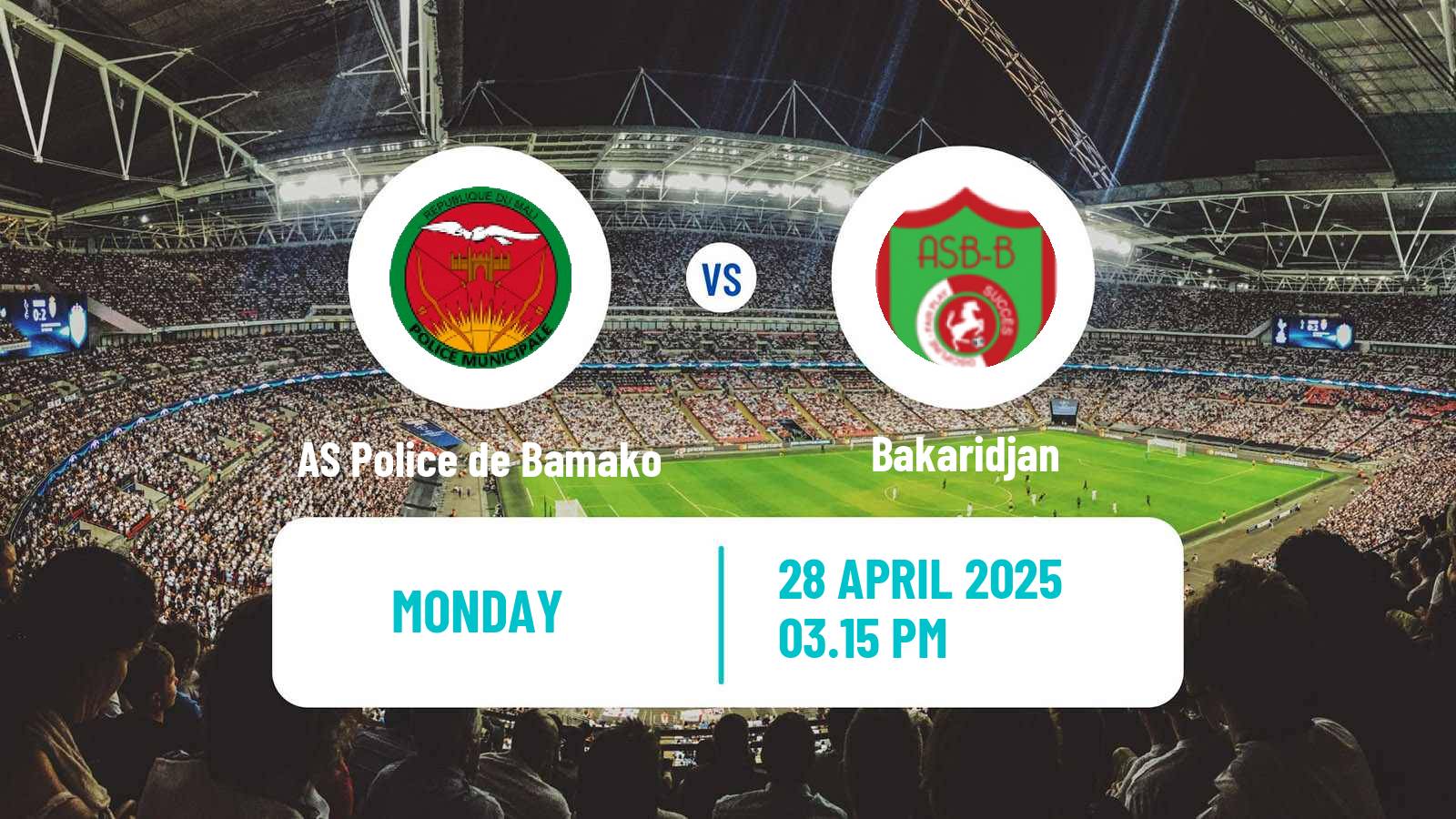 Football Malian Première Division AS Police de Bamako - Bakaridjan