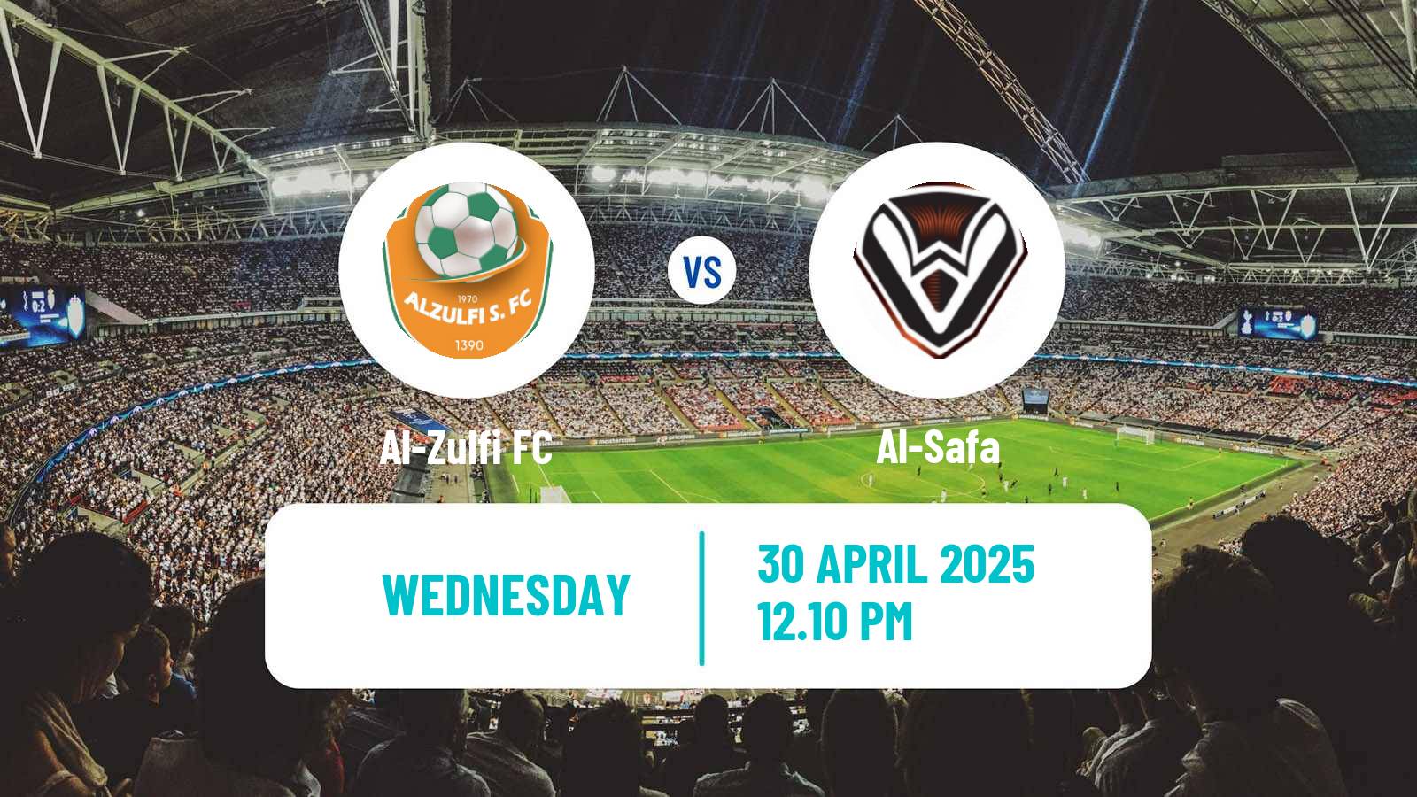 Soccer Saudi Division 1 Al-Zulfi - Al-Safa