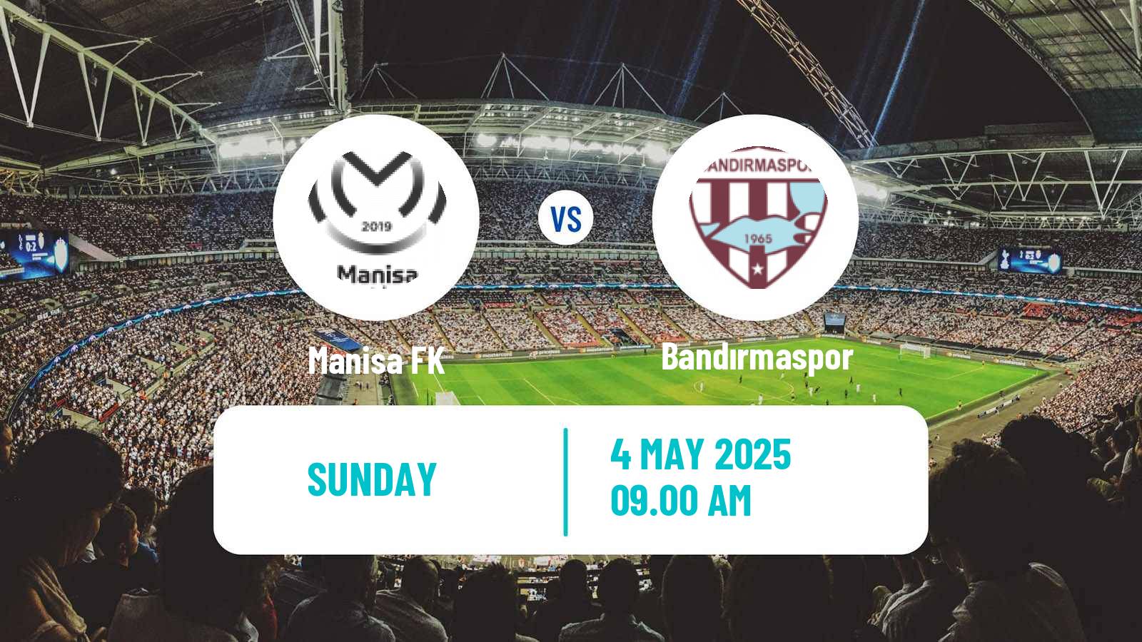 Soccer Turkish First League Manisa FK - Bandırmaspor