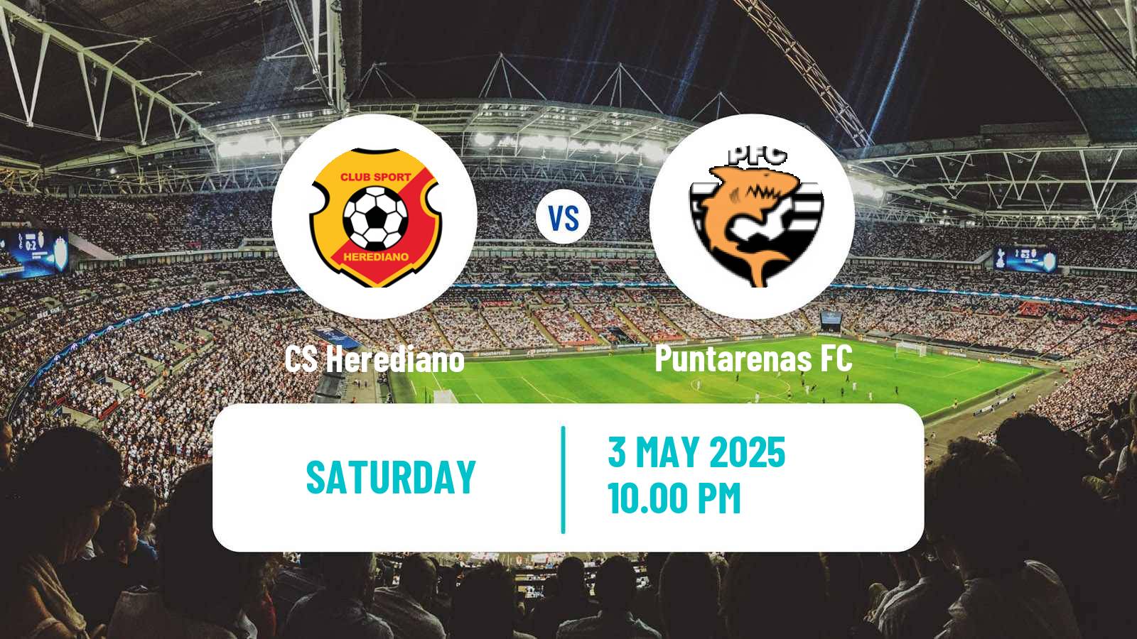 Soccer Costa Rican Primera Division Herediano - Puntarenas FC