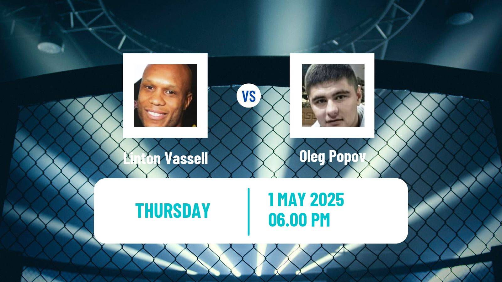 MMA Heavyweight Pfl Tournament Men Linton Vassell - Oleg Popov