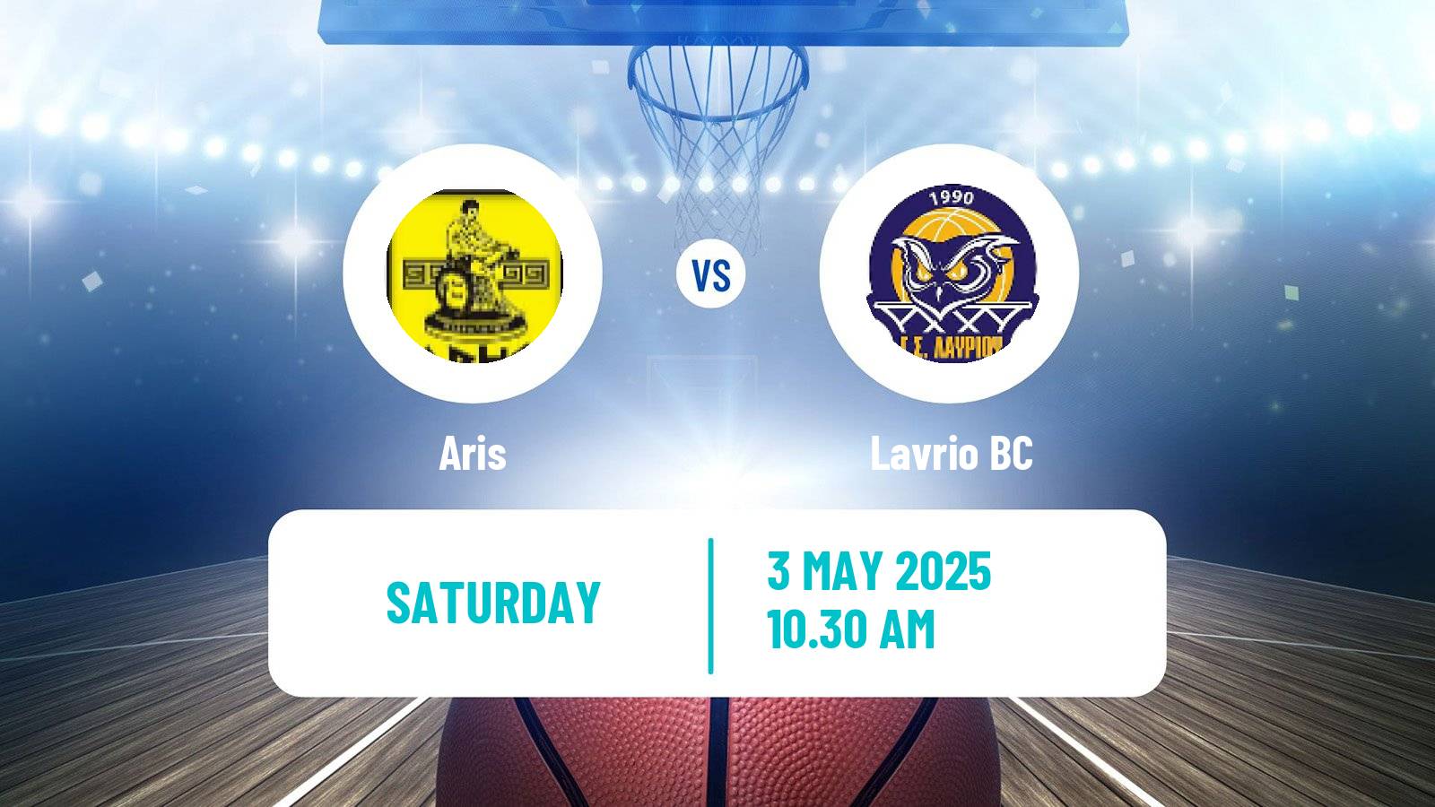 Basketball Greek Basket League A1 Aris - Lavrio