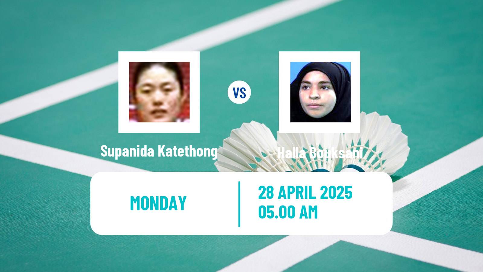 Badminton BWF Sudirman Cup Women Supanida Katethong - Halla Bouksani