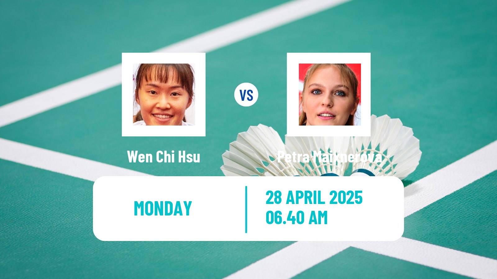 Badminton BWF Sudirman Cup Women Wen Chi Hsu - Petra Maixnerova