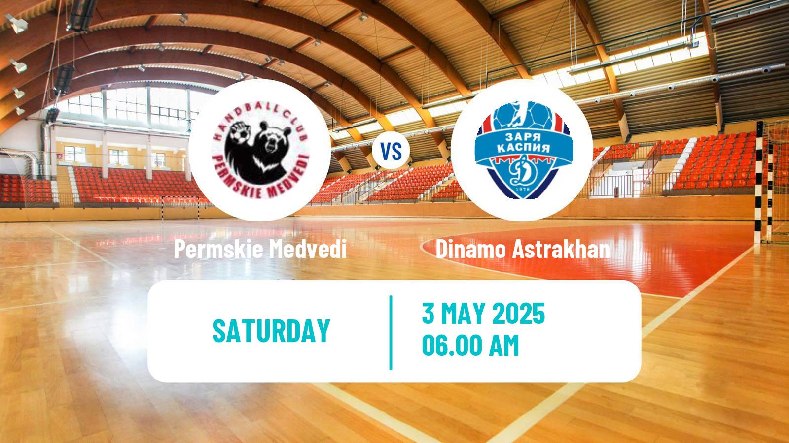 Handball Russian Superleague Handball Permskie Medvedi - Dinamo Astrakhan