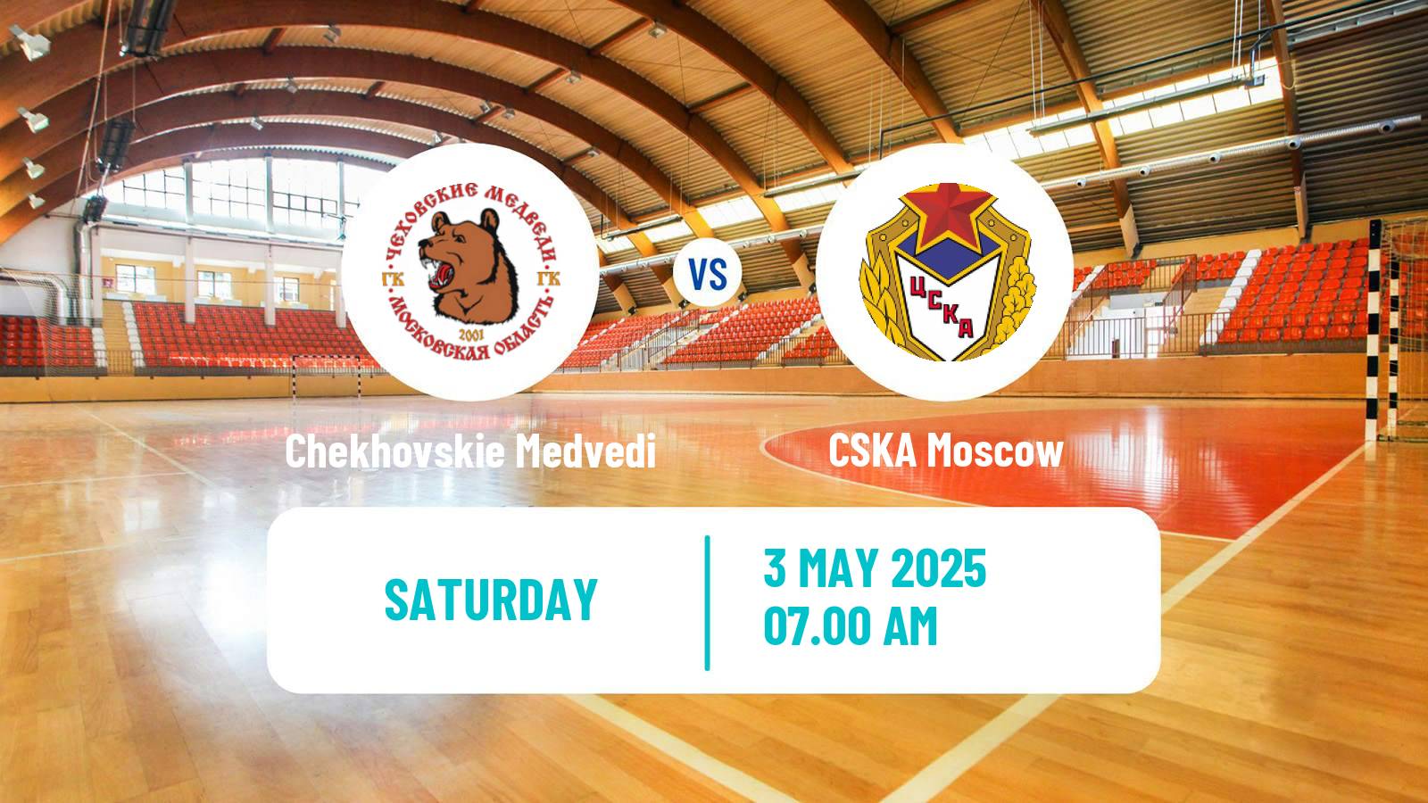 Handball Russian Superleague Handball Chekhovskie Medvedi - CSKA Moscow