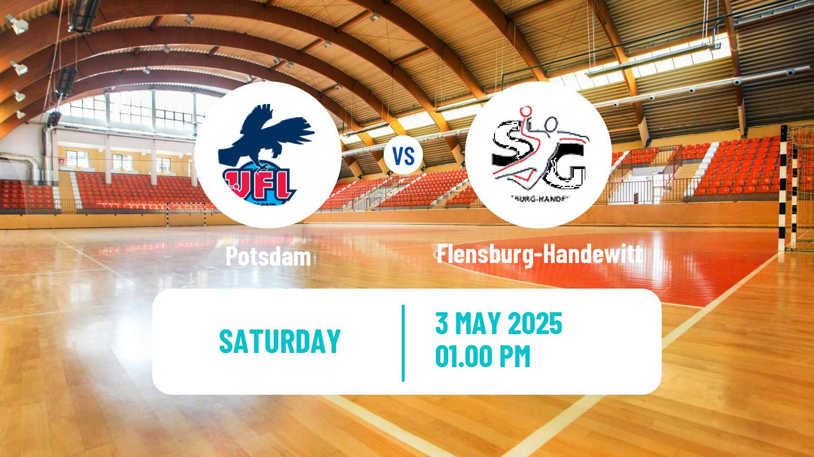Handball German Bundesliga Handball Potsdam - Flensburg-Handewitt