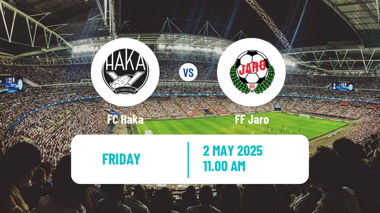 Football Finnish Veikkausliiga Haka - FF Jaro